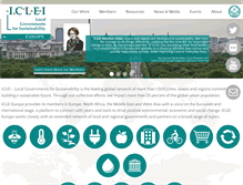 Tablet Screenshot of iclei-europe.org